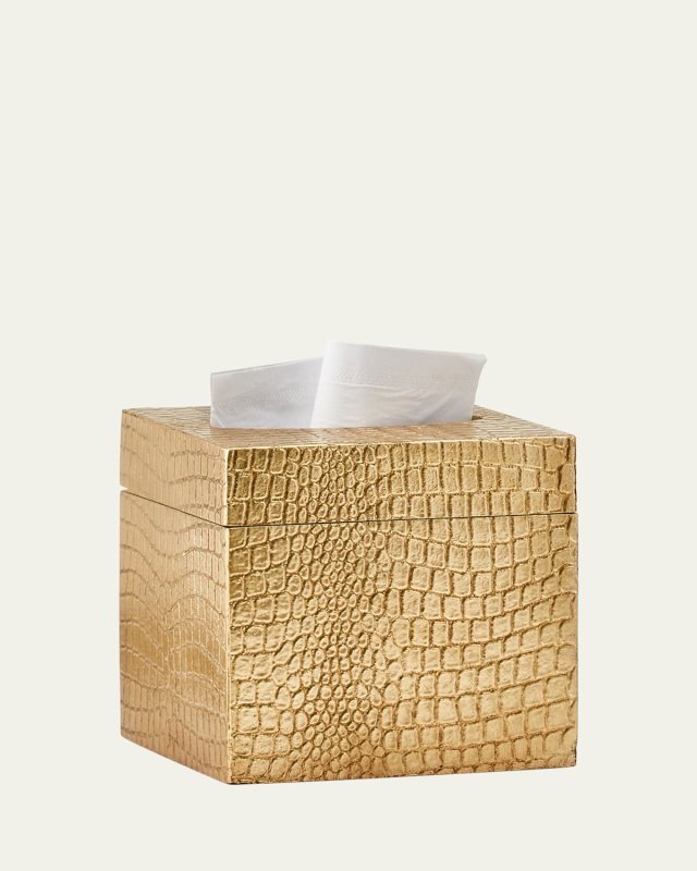 Crocodile Gold Tissue Cover